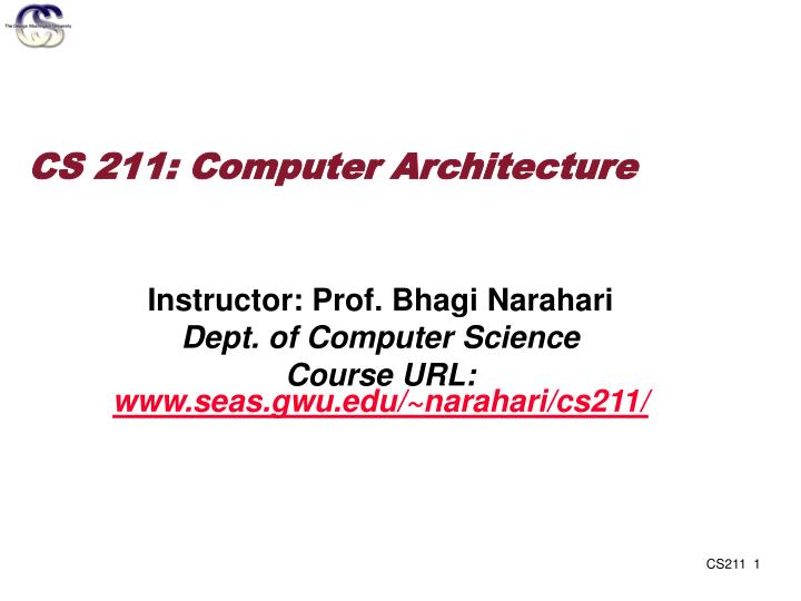 cs 211 computer architecture