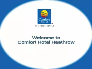 Comfort Hotel Heathrow - Accommodation near Heathrow Airport