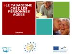 LE TABAGISME CHEZ LES PERSONNES AGEES THEORIE - slide 1