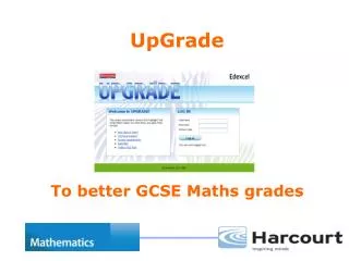 UpGrade To better GCSE Maths grades