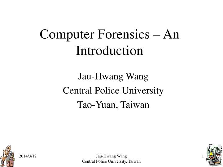 computer forensics an introduction