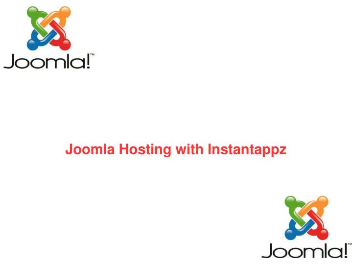joomla hosting with instantappz