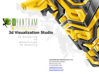 3D Architectural visualization design with outsourcing compa