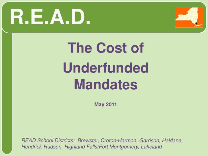 the cost of underfunded mandates may 2011