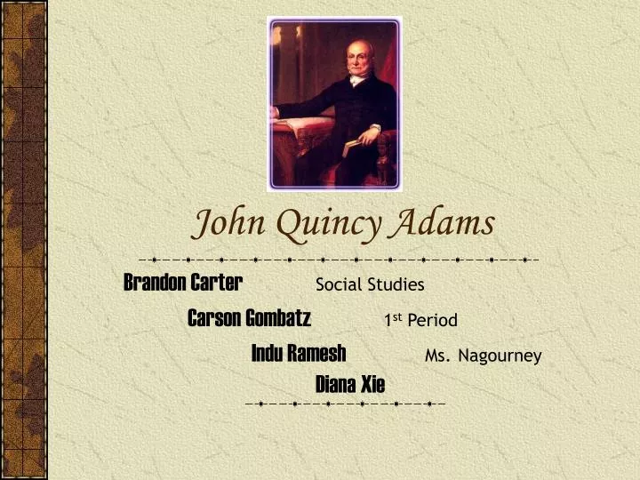 john quincy adams