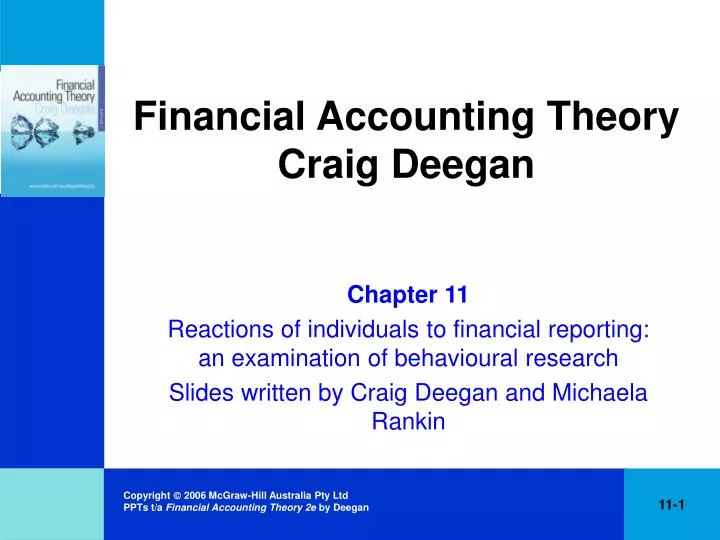 financial accounting theory craig deegan