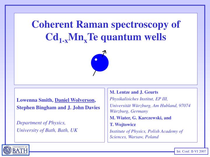 coherent raman spectroscopy of cd 1 x mn x te quantum wells
