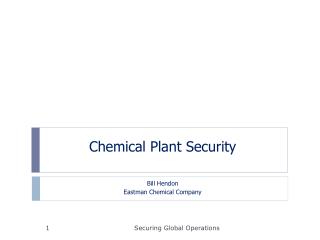 Chemical Plant Security