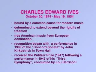 bound by a common cause for modern music determined to extend beyond the rigidity of tradition free American music from