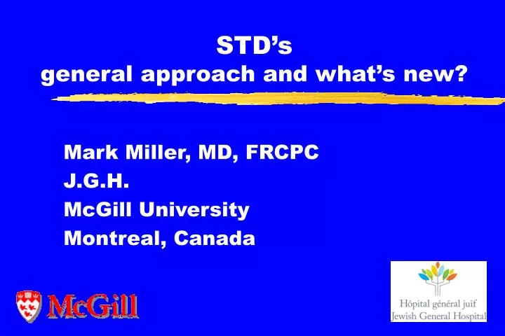 std s general approach and what s new