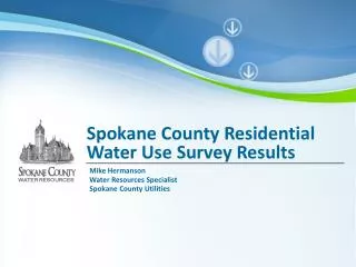 Spokane County Residential Water Use Survey Results