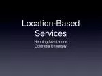 Location-Based Services - slide 1