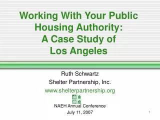 Working With Your Public Housing Authority: A Case Study of Los Angeles
