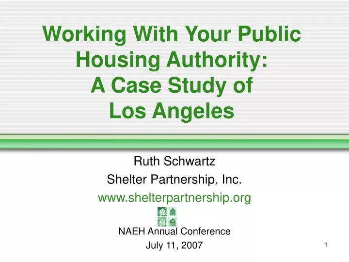 working with your public housing authority a case study of los angeles