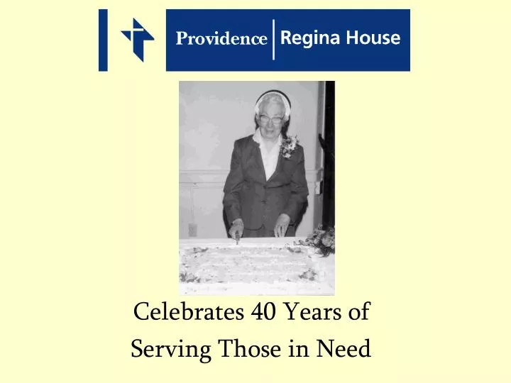 celebrates 40 years of serving those in need