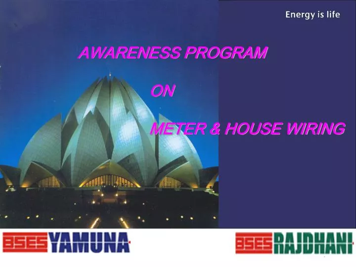 awareness program on meter house wiring