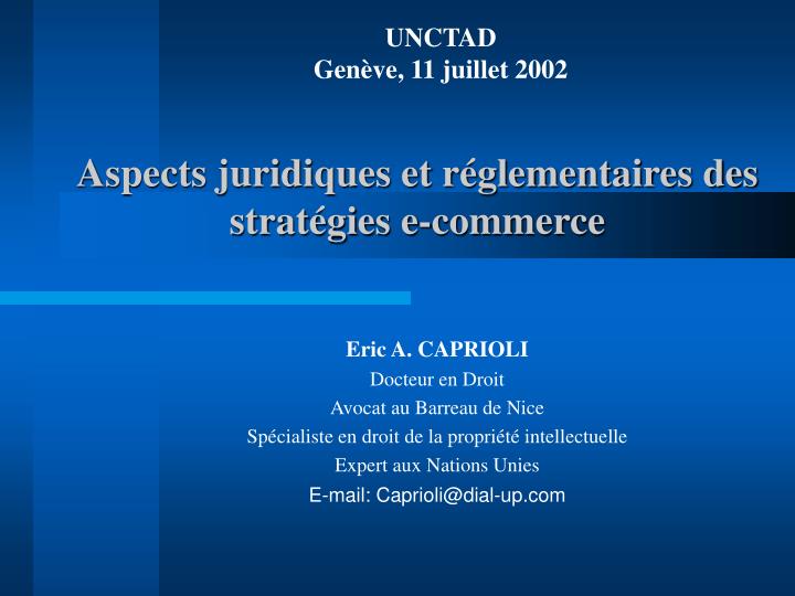 aspects juridiques et r glementaires des strat gies e commerce