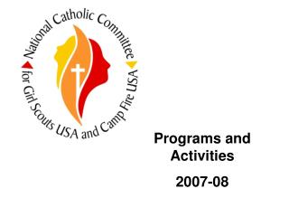 Programs and Activities 2007-08