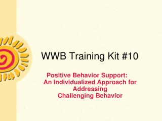 WWB Training Kit #10