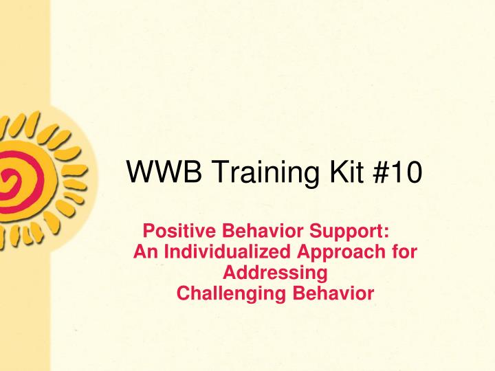 wwb training kit 10