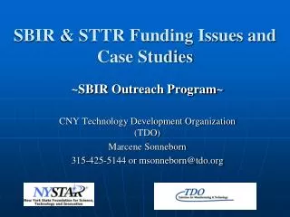 SBIR &amp; STTR Funding Issues and Case Studies