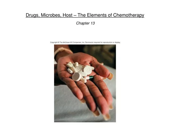 drugs microbes host the elements of chemotherapy