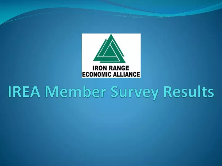 irea member survey results
