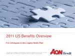 2011 US Benefits Overview For Colleagues on the Legacy Hewitt Plan - slide 1