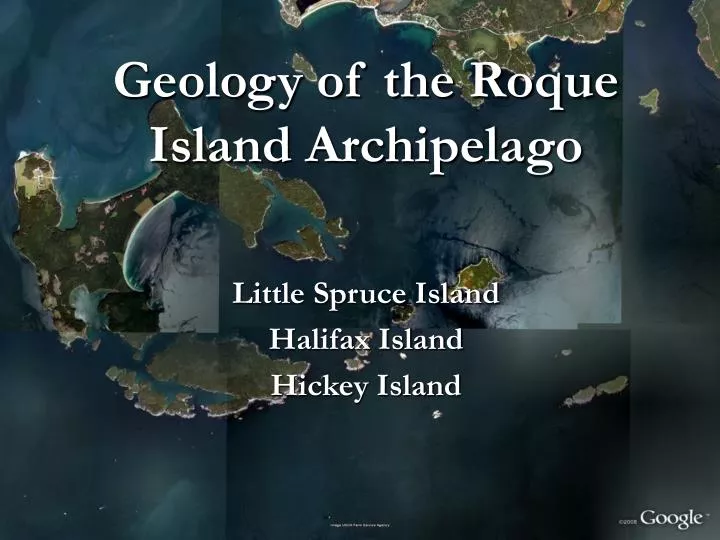 geology of the roque island archipelago