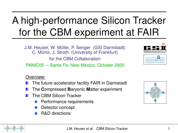 a high performance silicon tracker for the cbm experiment at fair