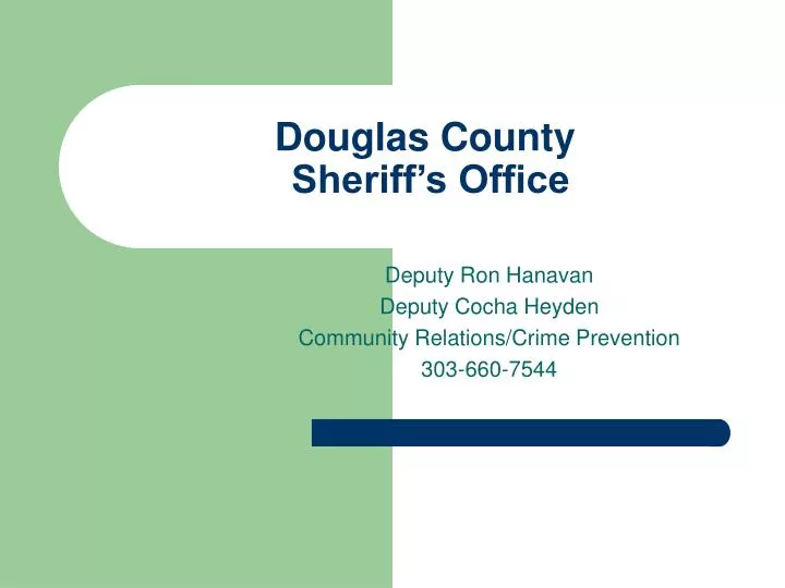 douglas county sheriff s office