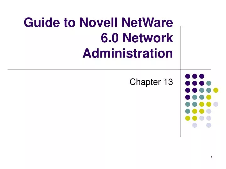 guide to novell netware 6 0 network administration