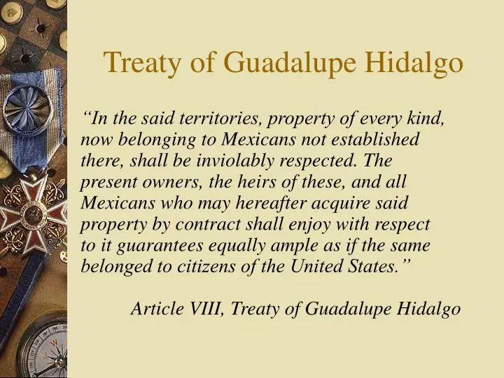 treaty of guadalupe hidalgo