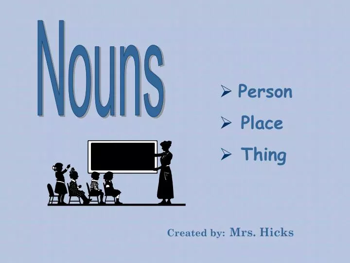 PPT - Nouns PowerPoint Presentation, free download - ID:383322