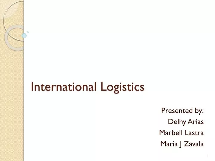 international logistics