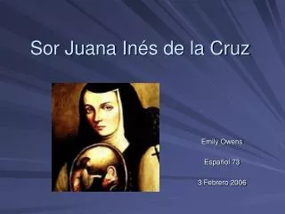 Sor Juana In és de la Cruz