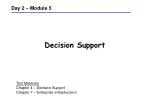 Decision Support - slide 1
