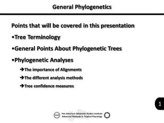 General Phylogenetics