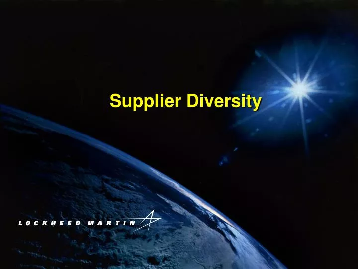 supplier diversity