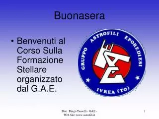 buonasera