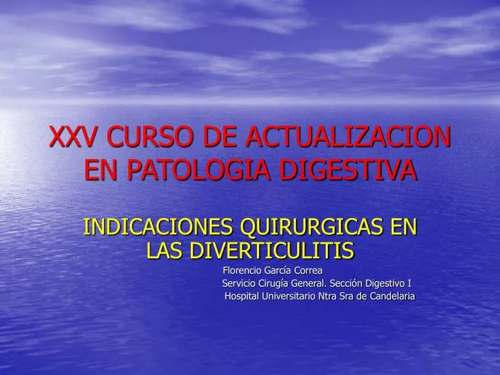 xxv curso de actualizacion en patologia digestiva