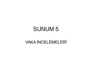 SUNUM 5