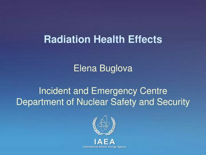 radiation health effects