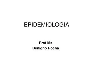 epidemiologia