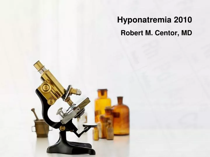hyponatremia 2010