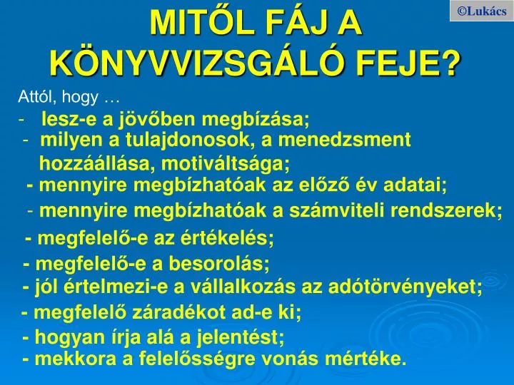 mit l f j a k nyvvizsg l feje