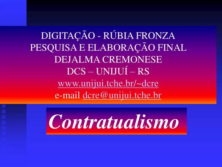 PPT - Contratualismo PowerPoint Presentation, Free Download - ID:383991