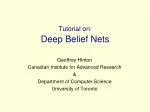 Tutorial on: Deep Belief Nets - slide 1