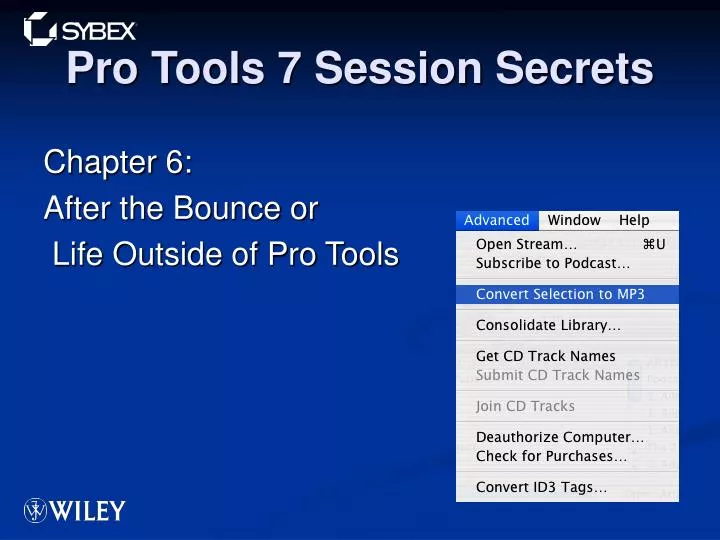 pro tools 7 session secrets