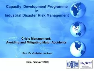 Capacity Development Programme in Industrial Disaster Risk Management
